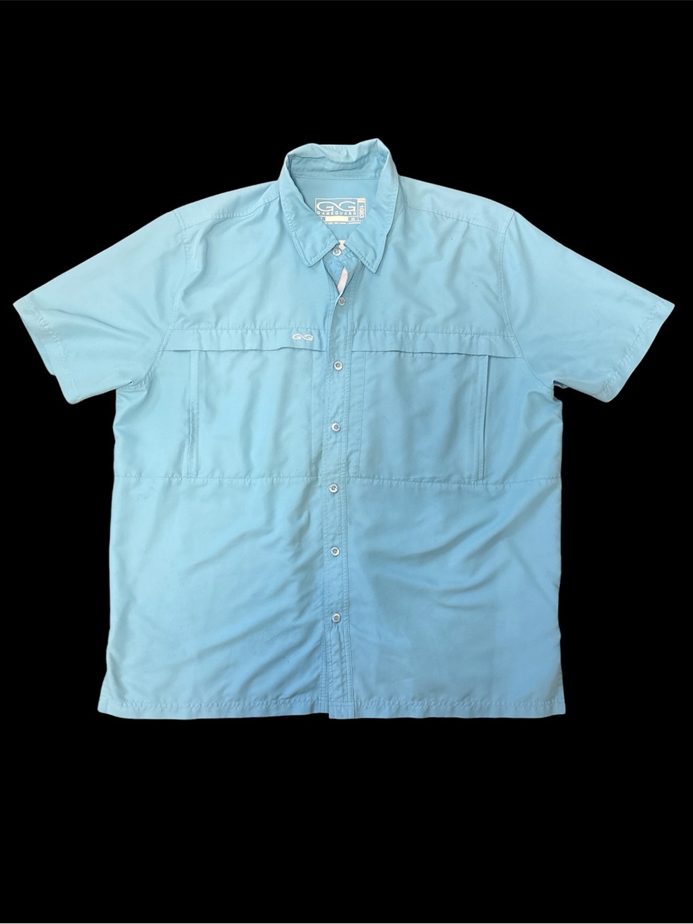 Game Guard Outdoor Fishing Shirt Marine Blue Size: 2XL